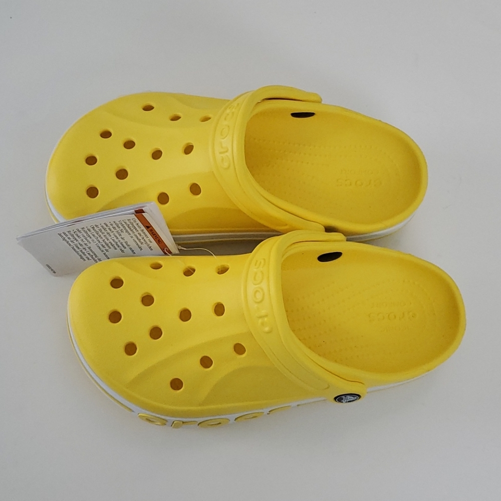 Yellow crocs